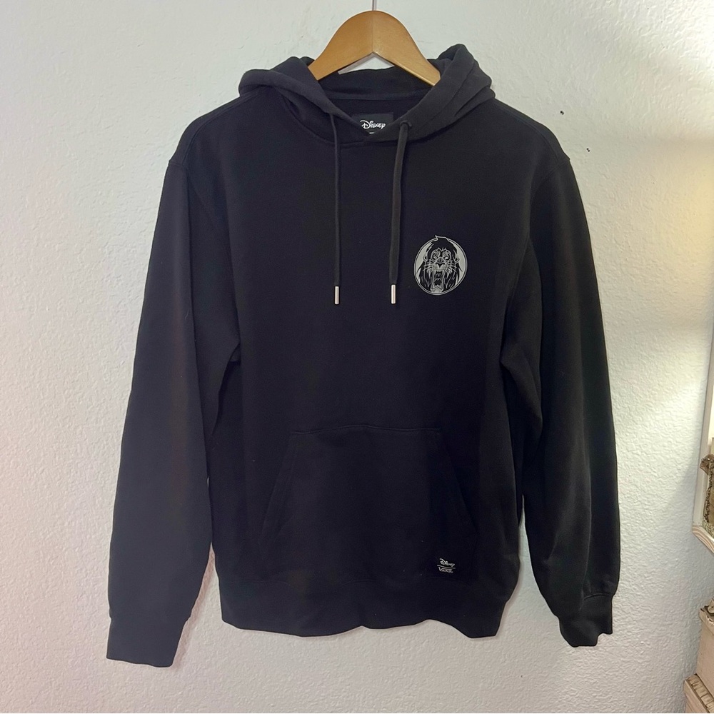 Disney X Vans The Lion King Scar Black Hoodie Size Small - Picture 2 of 15
